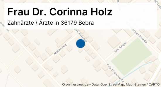 Frau Dr Corinna Holz Friedrichstraße in Bebra Zahnärzte Ärzte