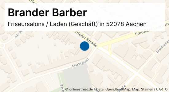 Brander Barber Trierer Straße in Aachen Brand Friseursalons Laden