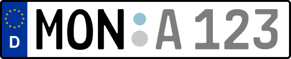 Kennzeichen MON: Nummernschild von Monschau (Nordrhein-Westfalen)