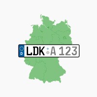 Kennzeichenkürzel LDK für Aßlar