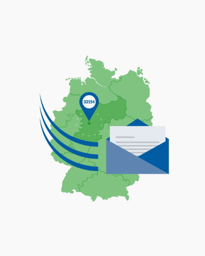 Postleitzahlen Suche für Deutschland