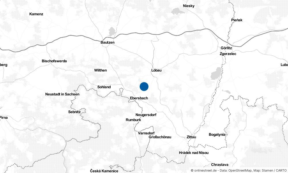 Karte: Wo liegt Dürrhennersdorf?