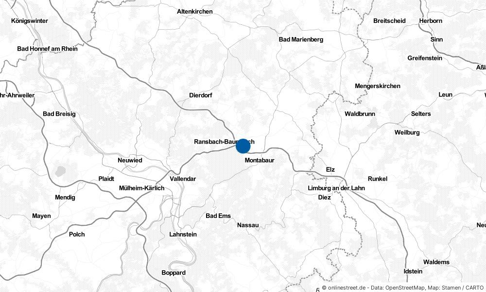 Karte: Wo liegt Dernbach (Westerwald)?
