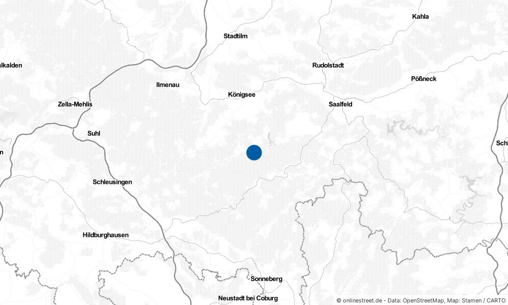 Karte: Wo liegt Cursdorf?