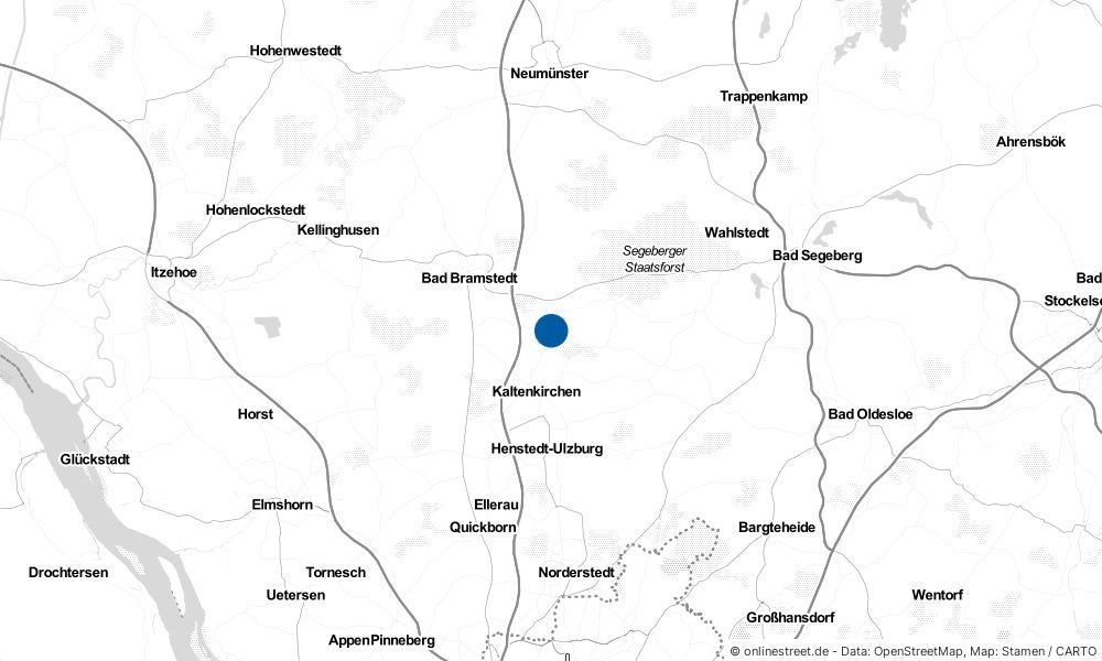Karte: Wo liegt Schmalfeld?
