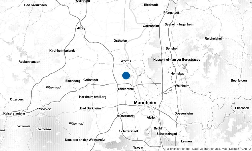 Karte: Wo liegt Bobenheim-Roxheim?