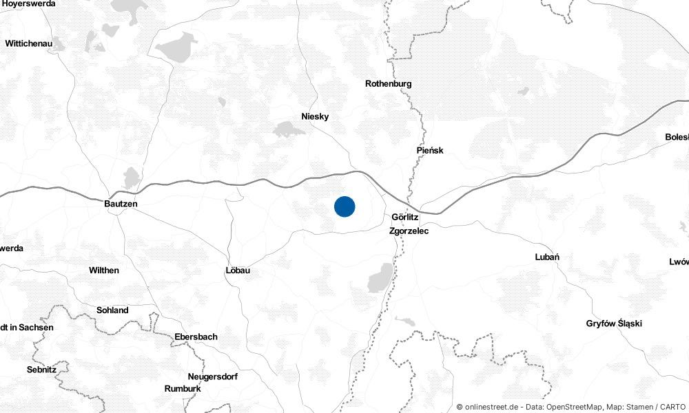 Karte: Wo liegt Königshain?