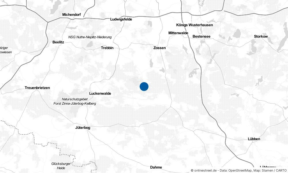 Karte: Wo liegt Kummersdorf-Gut?