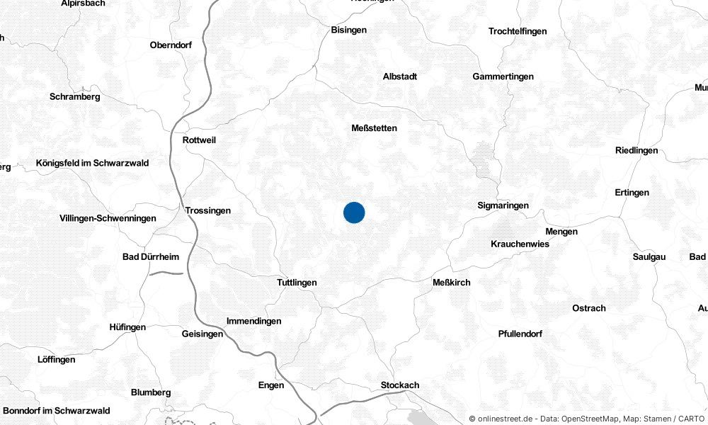 Karte: Wo liegt Bärenthal?