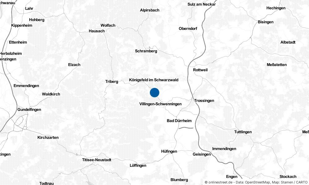 Karte: Wo liegt Mönchweiler?