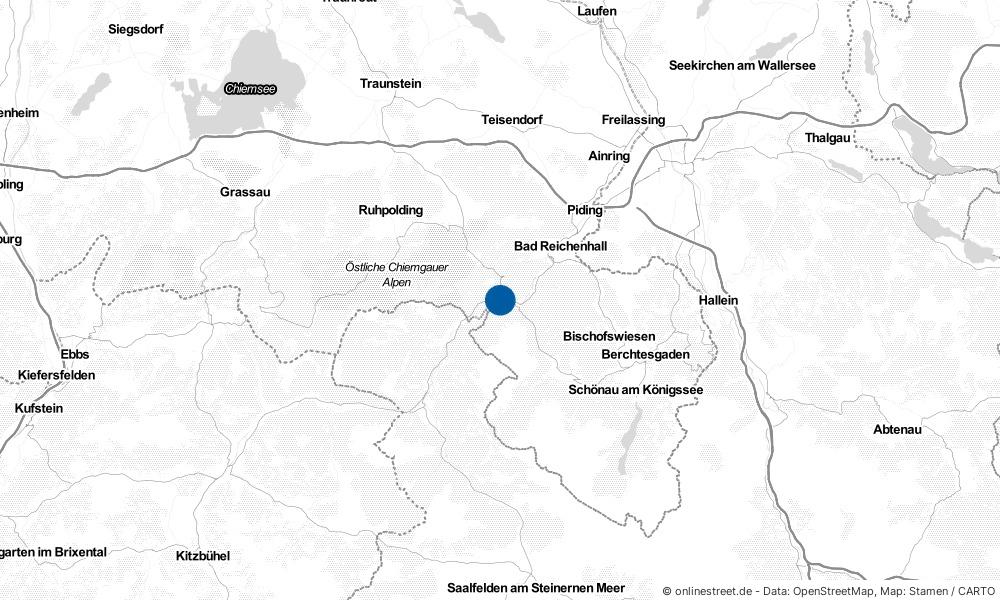 Karte: Wo liegt Schneizlreuth?