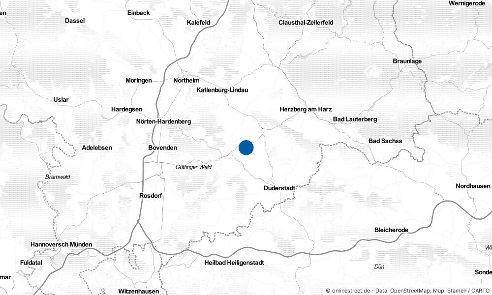 Karte: Wo liegt Wollbrandshausen?
