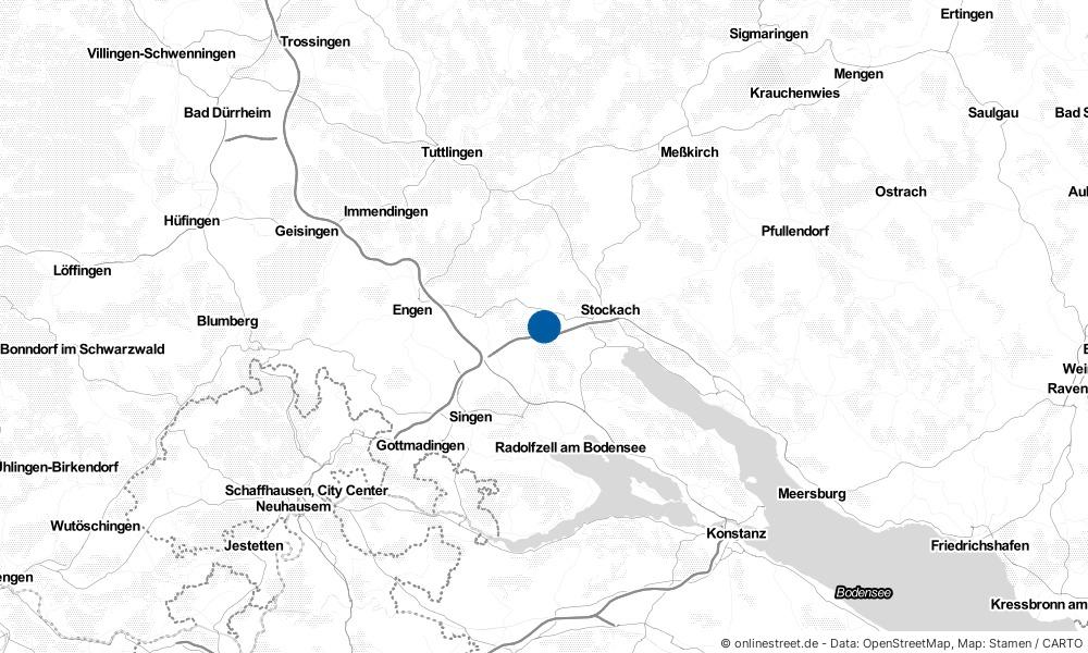 Karte: Wo liegt Orsingen-Nenzingen?