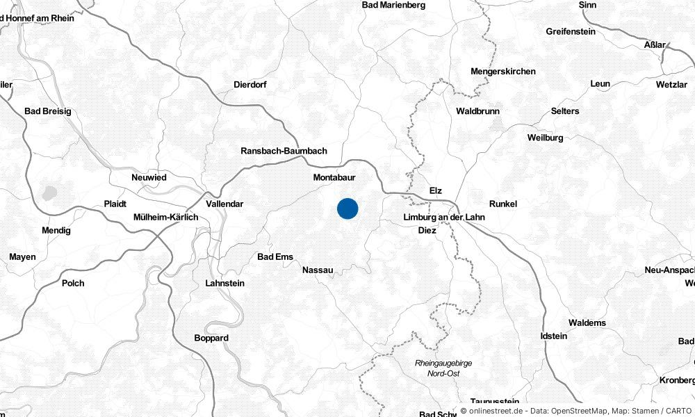 Karte: Wo liegt Stahlhofen?