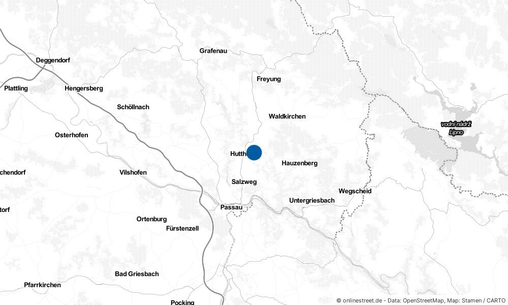 Karte: Wo liegt Büchlberg?