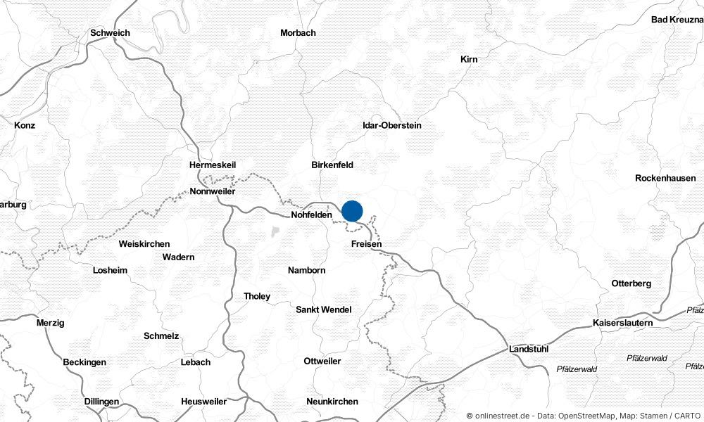 Karte: Wo liegt Leitzweiler?