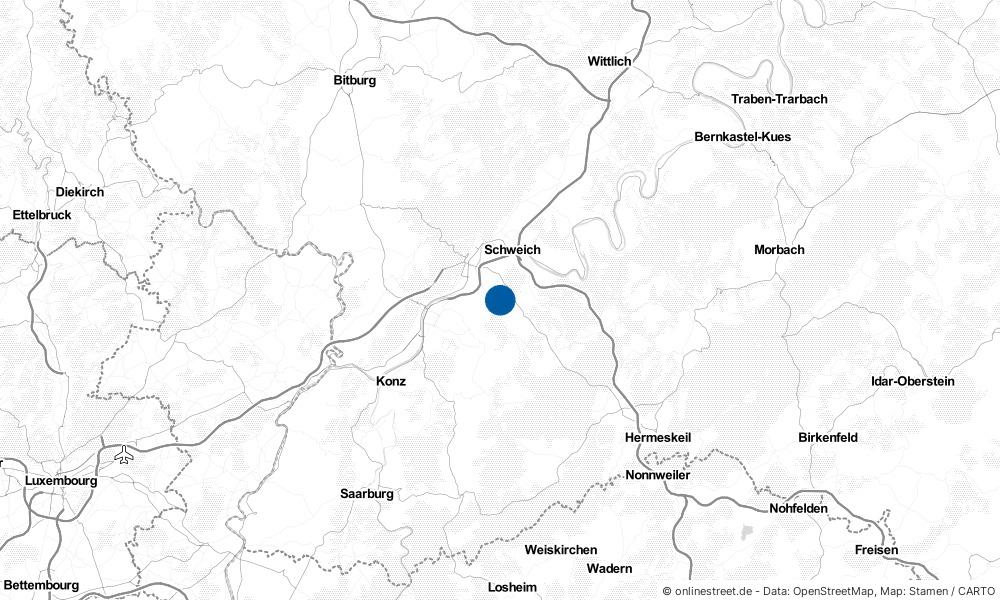 Karte: Wo liegt Mertesdorf?