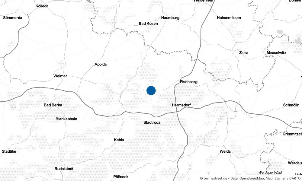 Karte: Wo liegt Nausnitz?