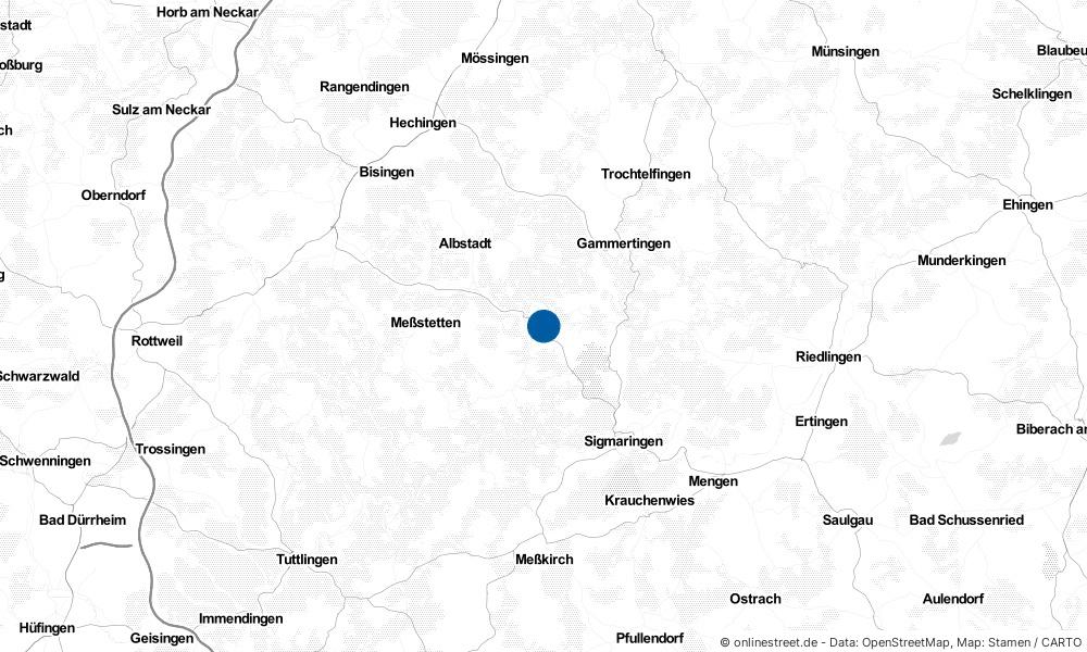 Karte: Wo liegt Winterlingen?