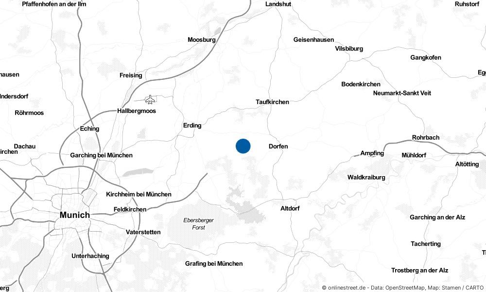 Karte: Wo liegt Lengdorf?