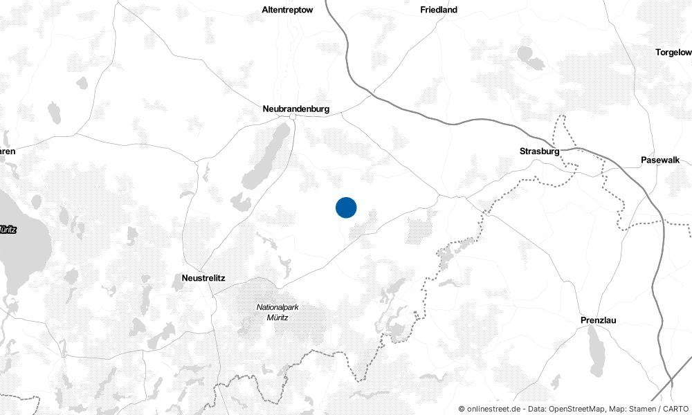 Karte: Wo liegt Teschendorf?