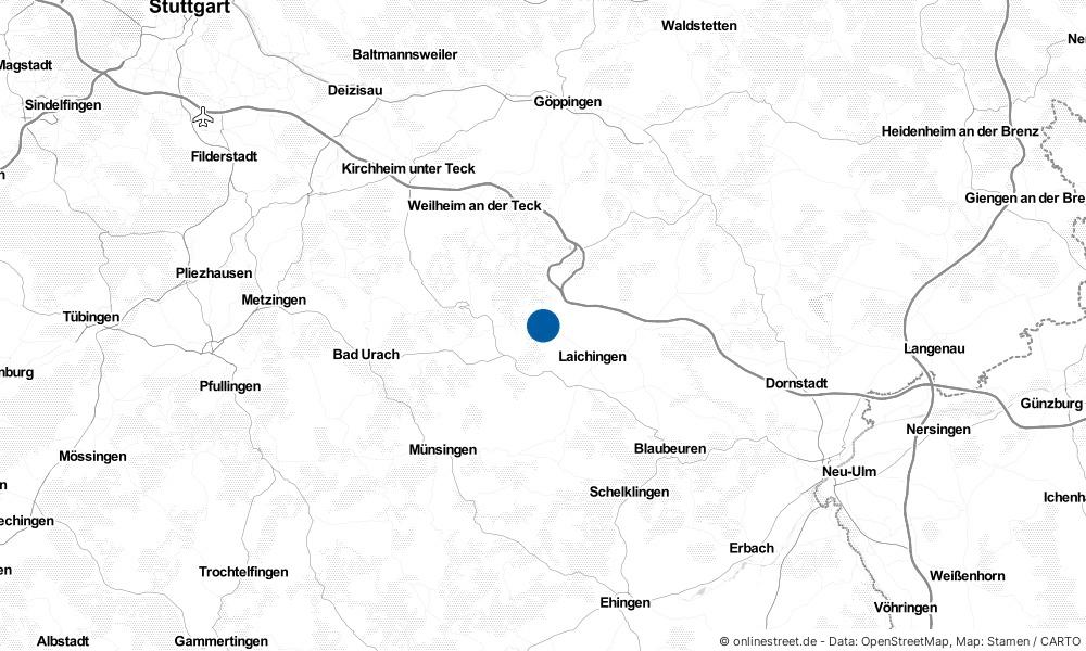 Karte: Wo liegt Westerheim?