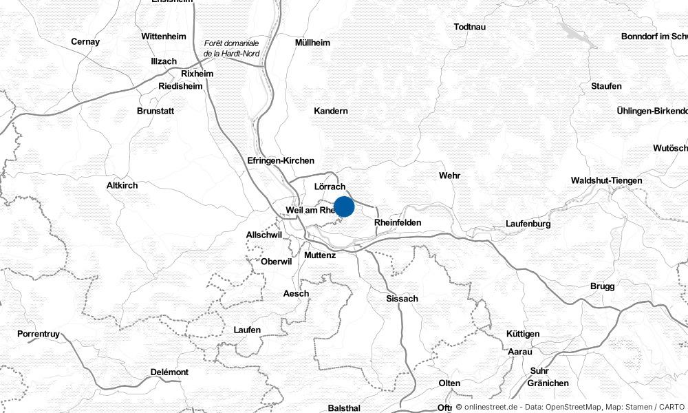 Inzlingen in Baden-Württemberg