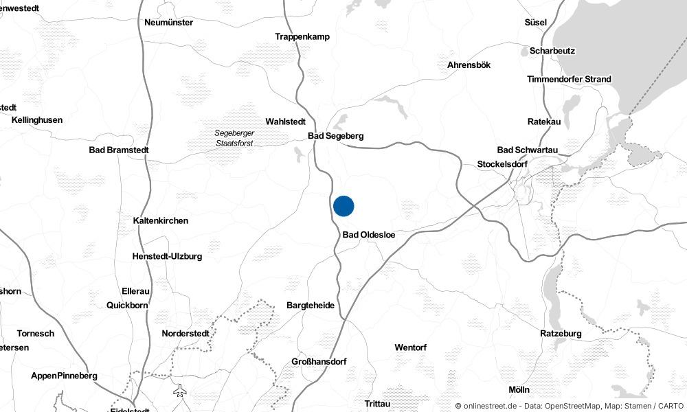 Karte: Wo liegt Travenbrück?