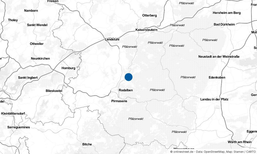 Karte: Wo liegt Waldfischbach-Burgalben?