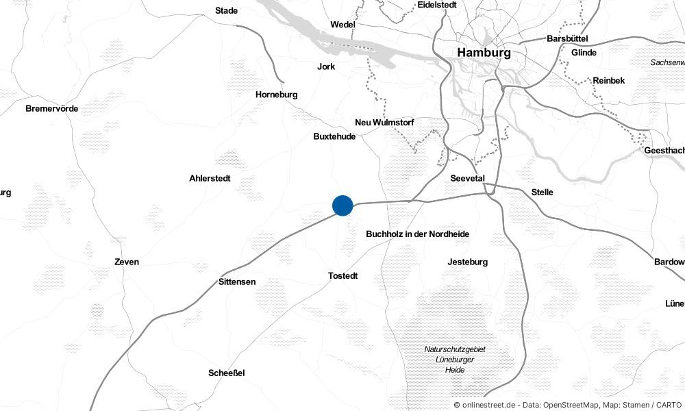 Karte: Wo liegt Hollenstedt?