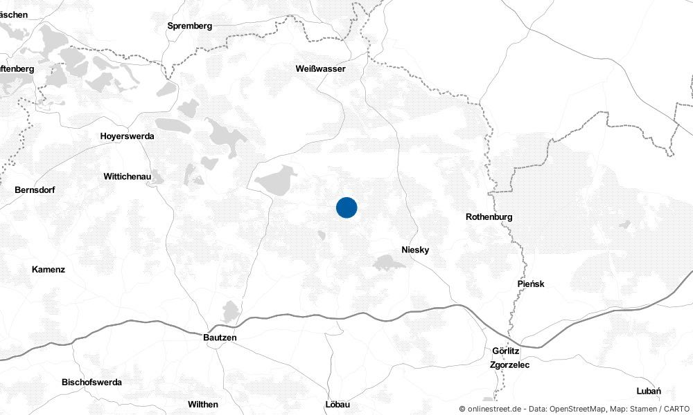 Karte: Wo liegt Kreba-Neudorf?