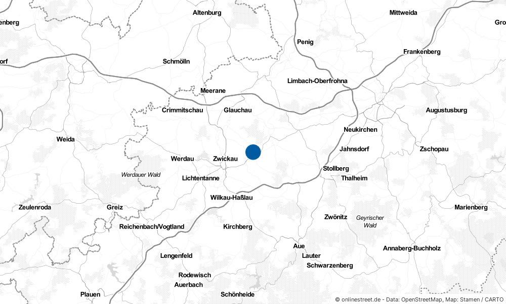 Karte: Wo liegt Mülsen Sankt Niclas?
