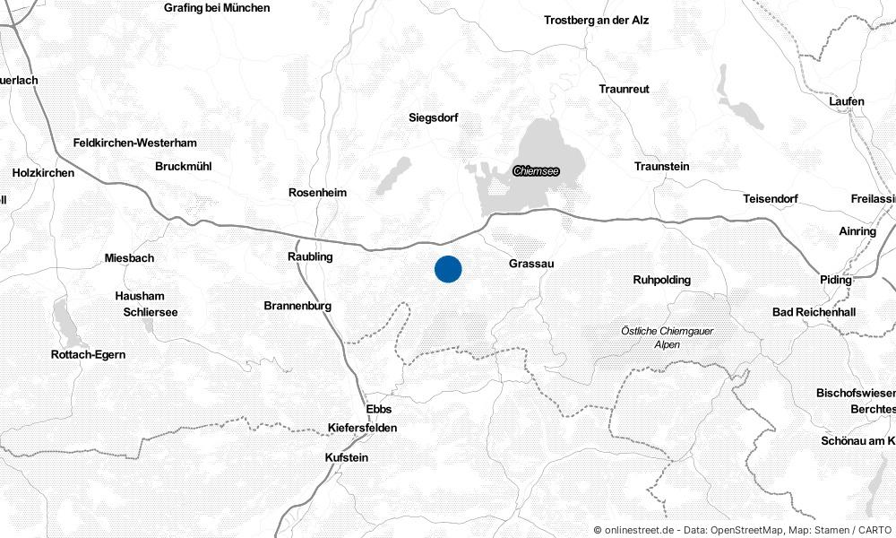 Karte: Wo liegt Aschau im Chiemgau?