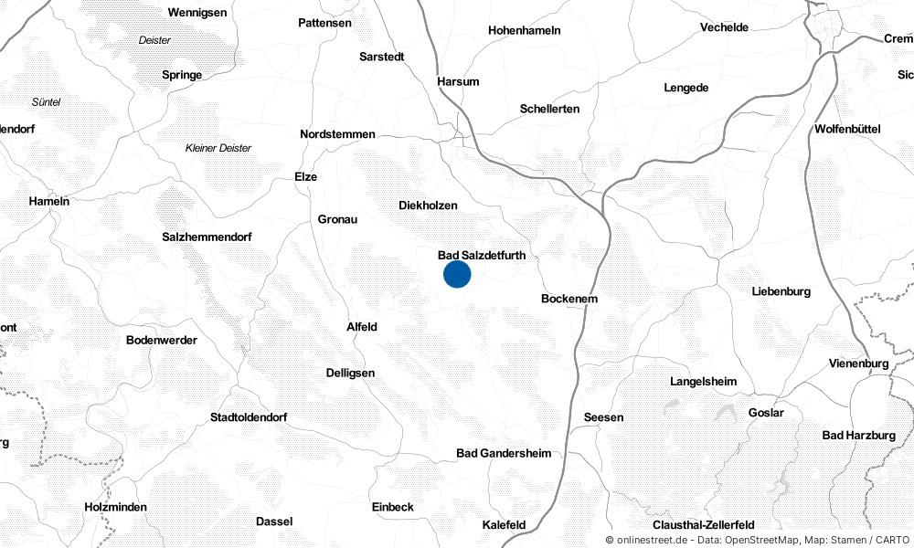 Karte: Wo liegt Almstedt?