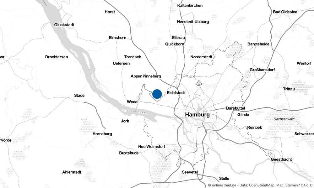Karte: Wo liegt Schenefeld?