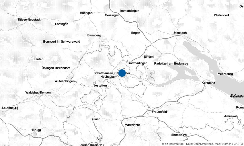 Büsingen am Hochrhein in Baden-Württemberg