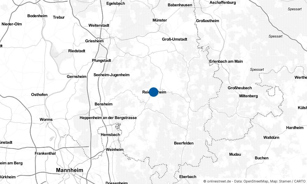 Karte: Wo liegt Reichelsheim?