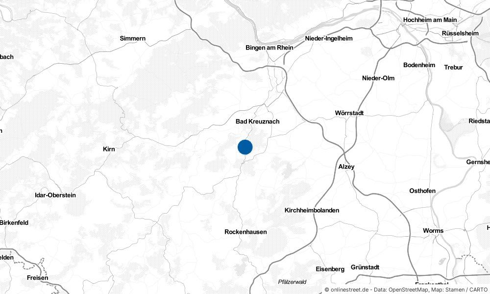 Karte: Wo liegt Altenbamberg?