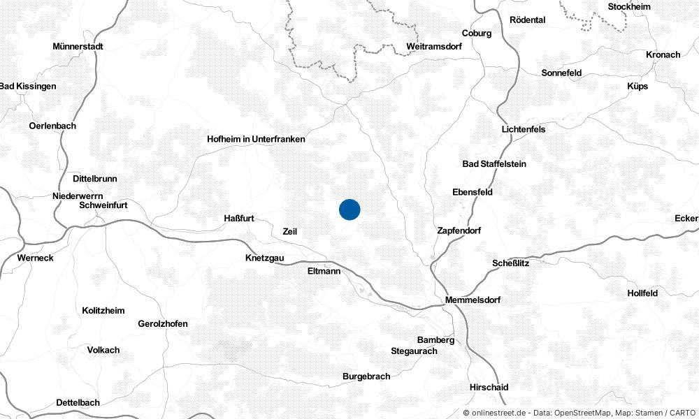 Karte: Wo liegt Kirchlauter?