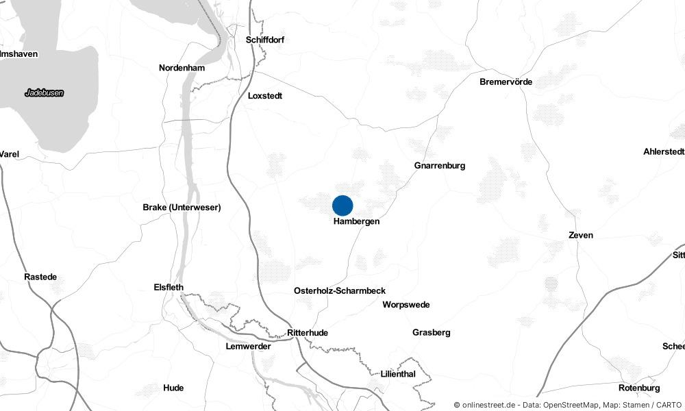 Karte: Wo liegt Lübberstedt?