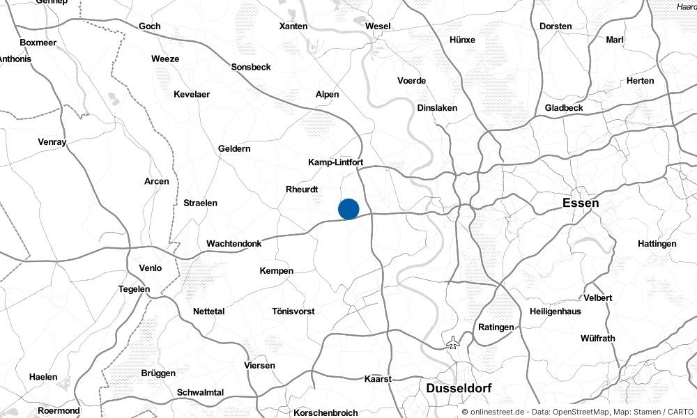 Karte: Wo liegt Neukirchen-Vluyn?