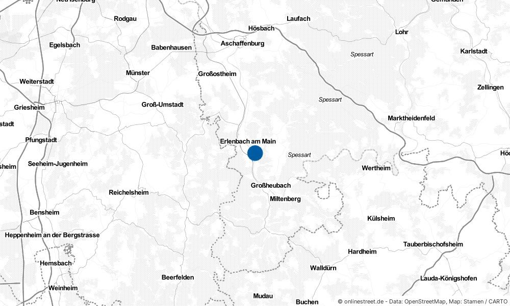 Karte: Wo liegt Klingenberg am Main?