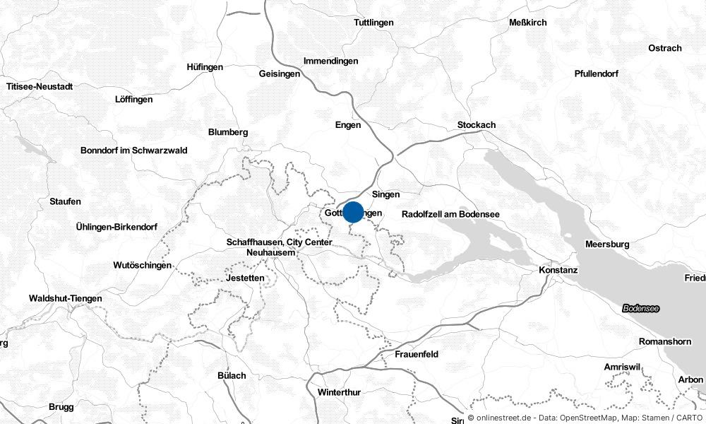 Karte: Wo liegt Gottmadingen?