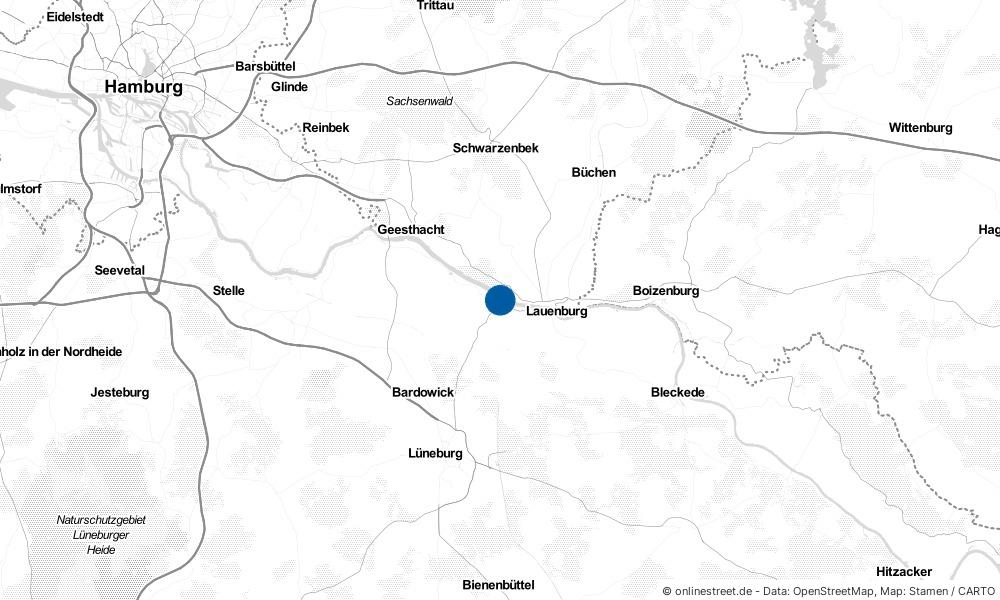 Karte: Wo liegt Artlenburg?