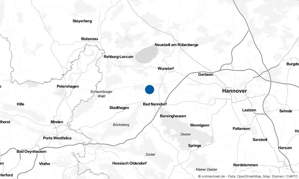 Karte: Wo liegt Rehren (Hohnhorst)?