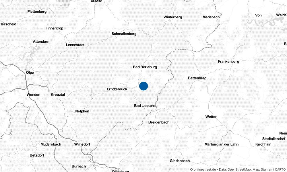 Karte: Wo liegt Sassenhausen?