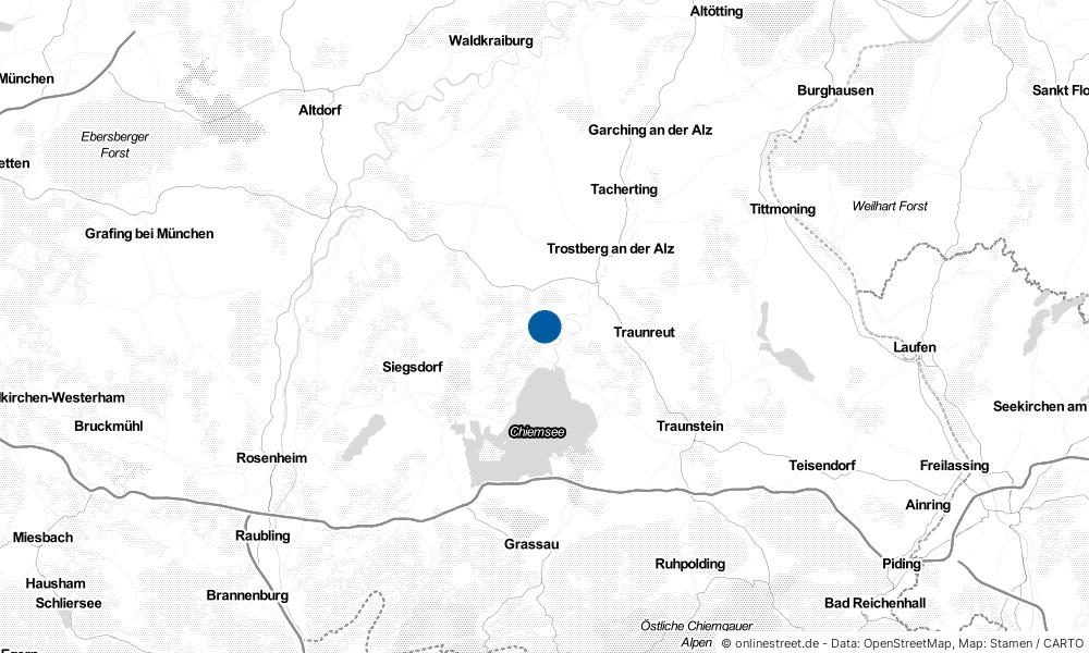 Karte: Wo liegt Seeon-Seebruck?