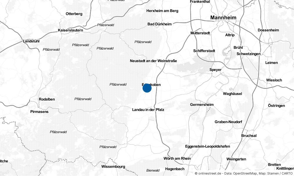 Karte: Wo liegt Rhodt unter Rietburg?