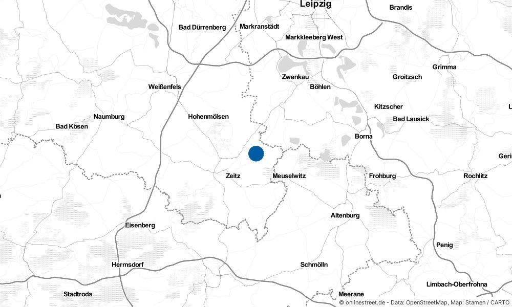 Karte: Wo liegt Könderitz?