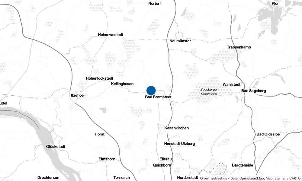 Karte: Wo liegt Hitzhusen?